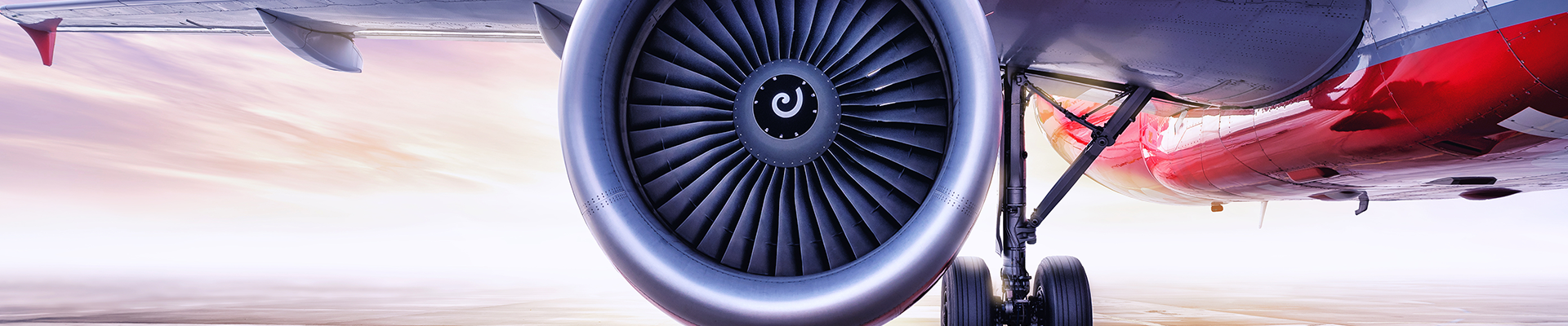 An airplane turbine