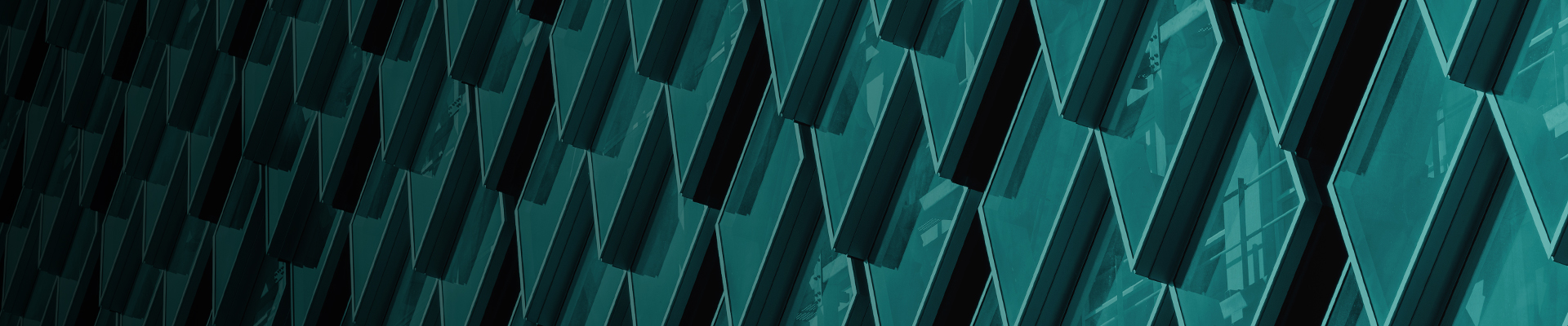 Green windows in rhombus shape