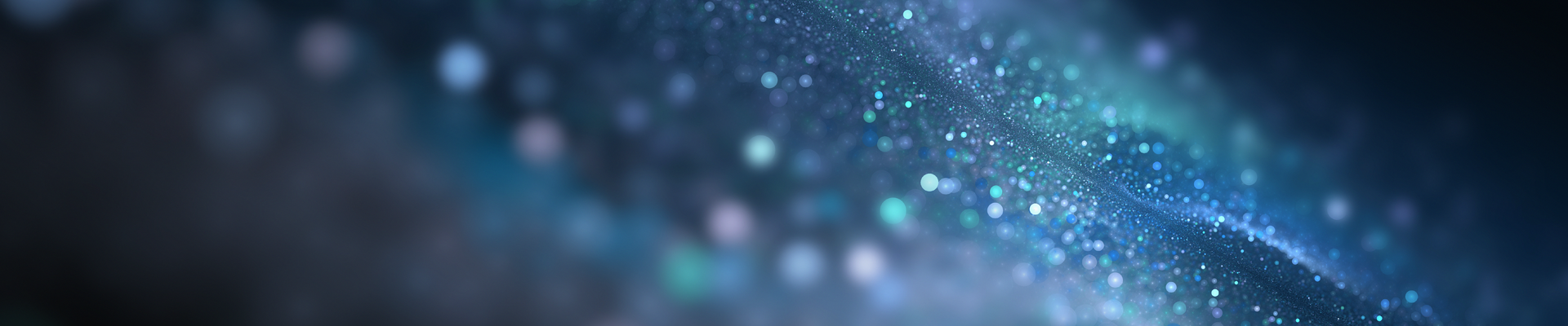 Close up of blue shimmering lights 