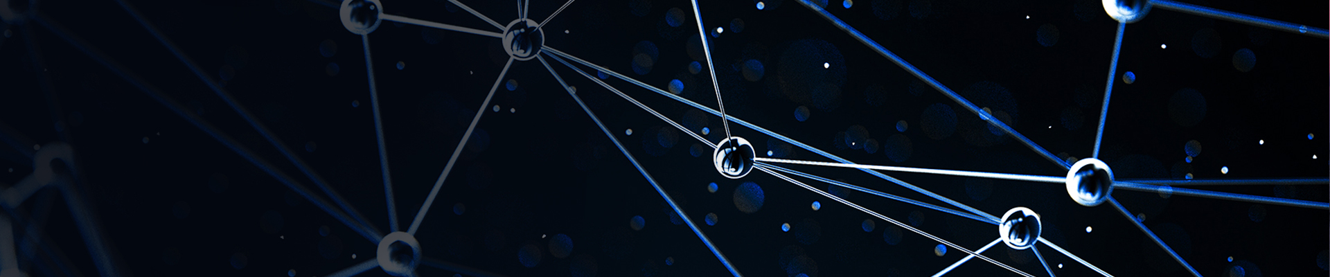 Molecule structure in blue