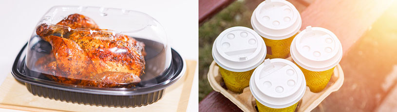 Plastic food packaging and plastic coffee lids - Akestar