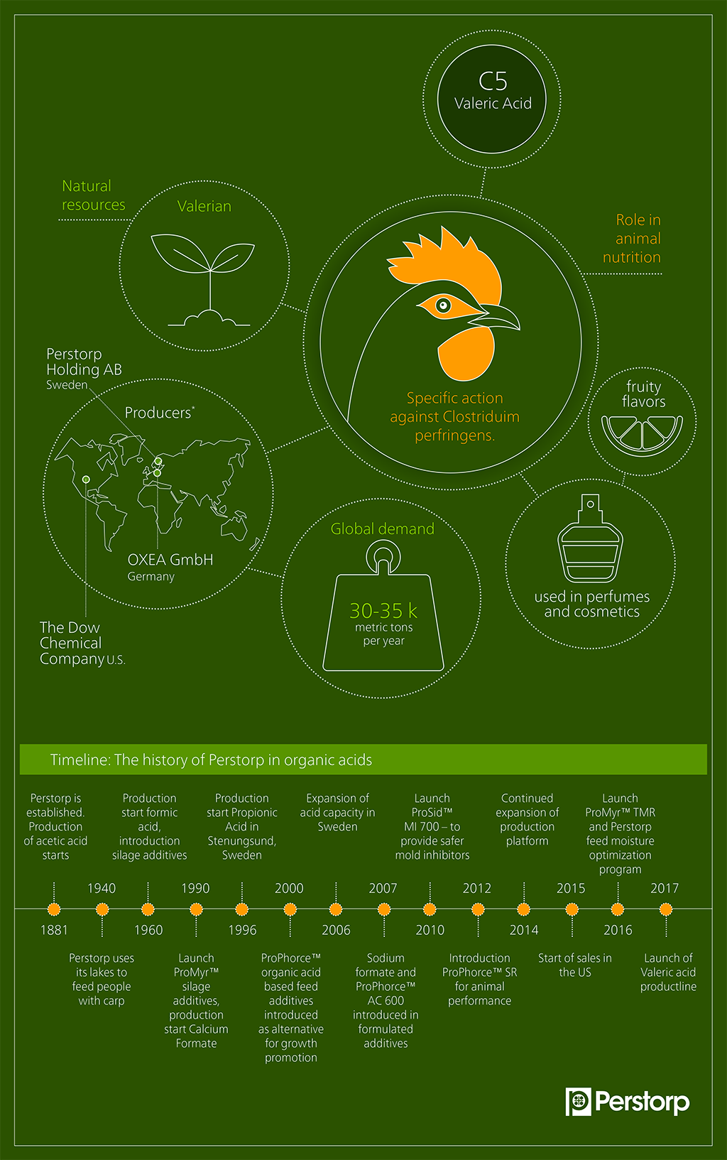 valeric acid infographic