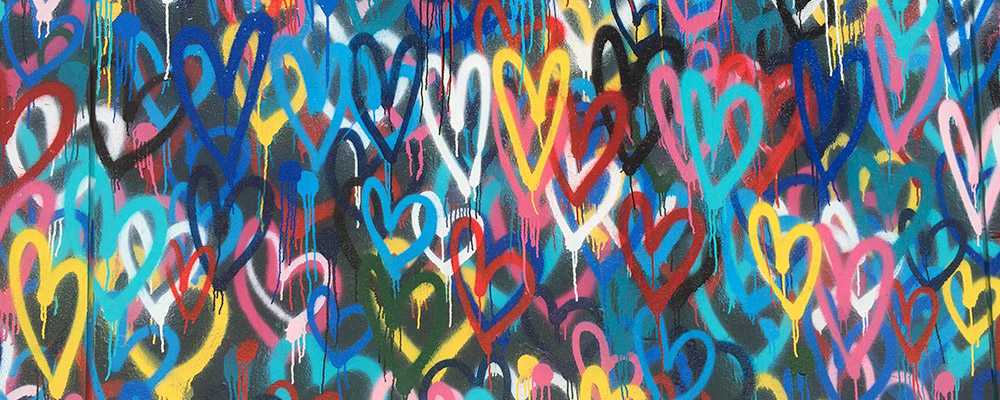 painted hearts