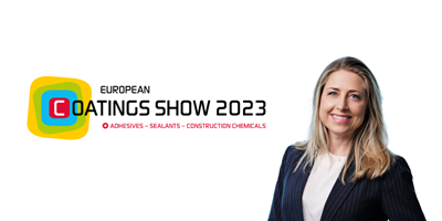 Jenny Klevas presenter at European Coatings Show 2023 Jenny Klevas presenter at European Coatings Show 2023