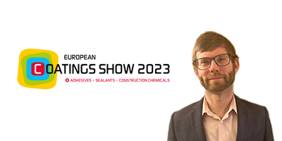 Matthew Whittaker ECS 2023 Matthew Whittaker presenter at European Coatings Show 2023