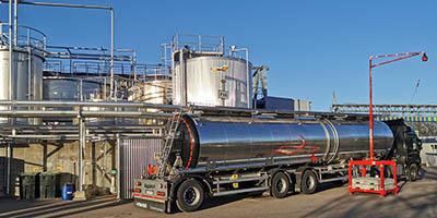 unloading hand sinitizer