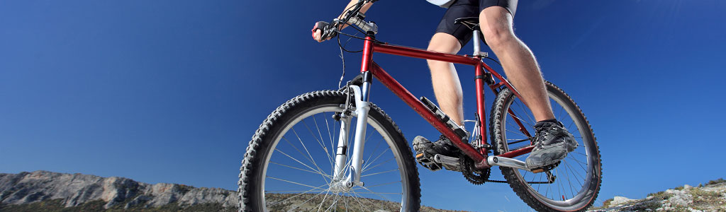 red bike mountain