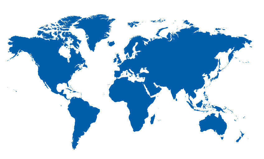 Blue map
